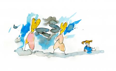 tekening Albert Hennipman (De Ruimte ontwerpers)