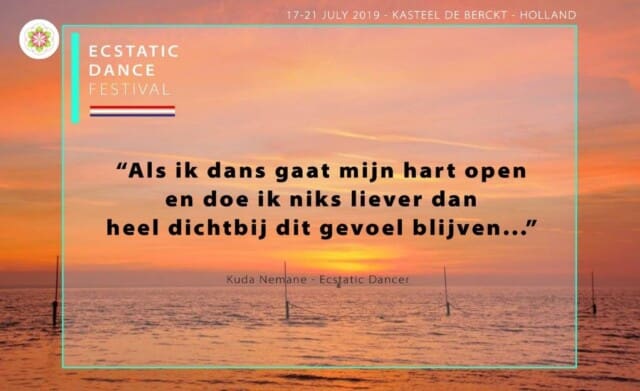 Dans mee op het Ecstatic Dance Festival 17-21 juli