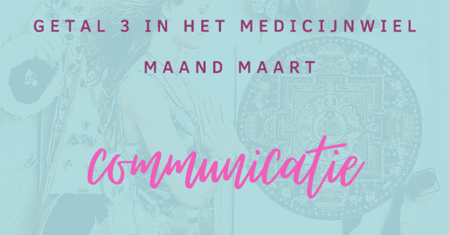Getal 3 in het medicijnwiel en communicatie